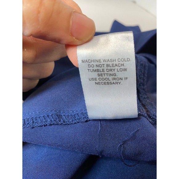 Med Couture Plus One Women's 4 WAY ENERGY STRETCH  Blue Maternity Pants Size Lg - Picture 7 of 16